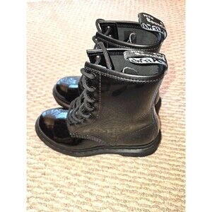 Dr. Martens 1460 Black Patent Leather Glossy Boots Women’s Size 5 US 26728